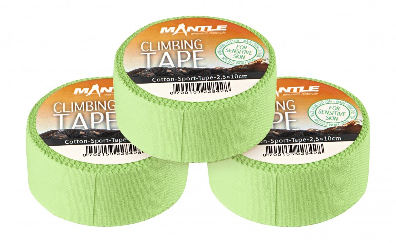 Mantle Climbing Sport Tape 2.5 cm x 10 m 3er Pack