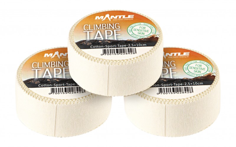 Mantle Climbing Sport Tape 2.5 cm x 10 m 3er Pack